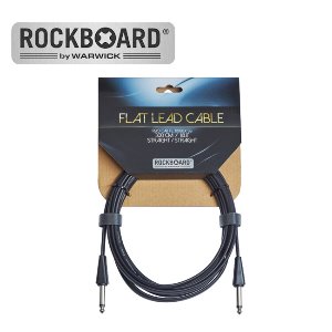 RockBoard 기타케이블 Flat Lead Cable - Black (3m / SS)뮤직메카