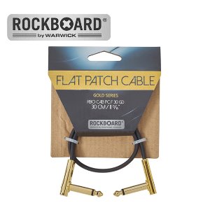 RockBoard  패치케이블 Flat Patch Cable - Gold (30cm)뮤직메카